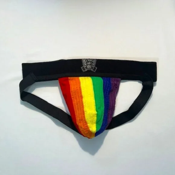 FORT TROFF Size "S" PRIDE MVP Athletic Supporter- Black/Gray/White - Jock - Picture 10 of 10